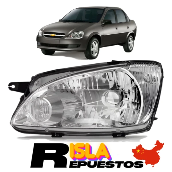 Optico Izquierdo Para Chevrolet Corsa Plus 2005 2009 1.6
